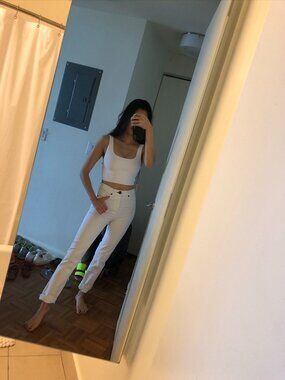 BNWT Rag & Bone White Jeans Size 24